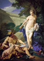 Van Loo, Louis Michel - Venus mit Merkur und Cupido