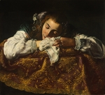 Fetti, Domenico - Schlafendes Mädchen