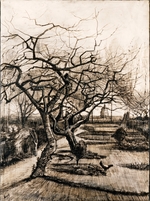 Gogh, Vincent, van - Der Pfarrgarten in Nuenen im Winter