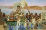 Alma-Tadema, Sir Lawrence - Die Auffindung des Mosesknaben
