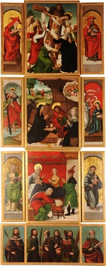 Comontes, Francisco de - Altar der heiligen Anna und Erzengel Michael (Linke Tafel)