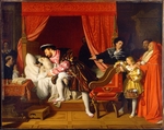 Ingres, Jean Auguste Dominique - Franz I. am Sterbebett Leonardo da Vincis