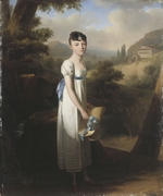 Boilly, Louis-Léopold - Porträt von Mademoiselle Athénaïs d'Albenas