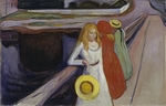 Munch, Edvard - Die Mädchen auf der Brücke