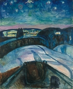 Munch, Edvard - Die Sternennacht