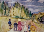 Munch, Edvard - Der Märchenwald