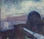 Munch, Edvard - Die Sternennacht