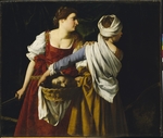Gentileschi, Orazio - Judith und ihre Magd mit dem Haupt des Holofernes