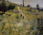 Renoir, Pierre Auguste - Ansteigender Weg im hohen Gras