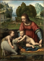 Luini, Bernardino - Madonna und Kind mit dem Johannesknaben