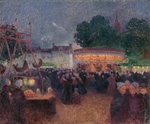 Puigaudeau, Ferdinand Loyen du - Nachtmarkt in Saint-Pol-de-Léon
