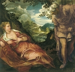 Tintoretto, Jacopo - Das Treffen von Juda und Tamar
