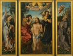 Meister von Frankfurt - Triptychon der Taufe Christi