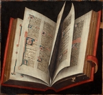 Unbekannter Künstler - Aufgeschlagenes liturgisches Buch