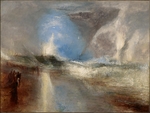 Turner, Joseph Mallord William - Raketen und blaue Lichter (nahe dran) warnen Dampfschiffe vor Untiefen