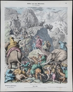 Leutemann, Gottlob Heinrich - Hannibals Übergang über die Alpen (aus Münchener Bilderbogen)