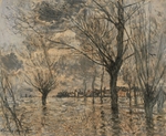 Monet, Claude - Hochwasser an der Seine bei Vetheuil