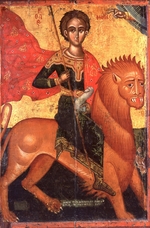 Byzantinische Ikone - Der heilige Mammas