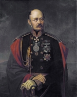 Kaniewski, Jan Ksawery - Porträt von Feldmarschall Michail Dmitrijewitsch Gortschakow (1795-1861)