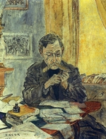Ensor, James - Porträt des Dichters Émile Verhaeren (1855-1918)
