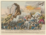 Unbekannter Künstler - Die Erstürmung der Bastionen von Varna durch die Russische Armee im September 1828