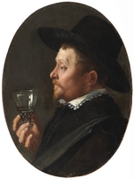 Bray, Salomon de - Mann mit einem Weinkelch