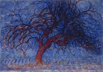 Mondrian, Piet - Roter Baum