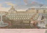 Artemjew, Prokofi Artemjewitsch - Blick auf den Großen Palast in Peterhof, von dem Finnischen Meerbusen gesehen