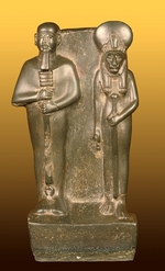 Altägyptische Kunst - Ptah und Sachmet