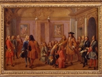 Marot, François - Die erste Erhebung zum Ritterorden von Saint Louis durch Ludwig XIV. in Versailles am 8. Mai 1693