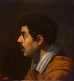 Velàzquez, Diego -  Kopf eines Mannes im Profil