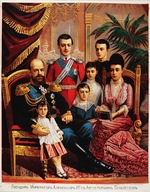 Unbekannter KÃ¼nstler - Kaiser Alexander III. mit seiner Familie