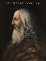 Dell'Altissimo, Cristofano - Porträt von Leonardo da Vinci (Giovio-Serie)