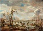 Neer, Aert, van der - Winterlandschaft mit Eisvergnügen