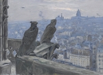 Moreau-Nélaton, Adolphe Étienne Auguste - Paris von den Türmen der Kirche Notre-Dame gesehen