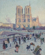 Luce, Maximilien - Pont Saint-Michel und Notre-Dame de Paris