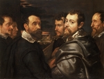 Rubens, Pieter Paul - Selbstbildnis im Kreis der Mantuaner Freunde