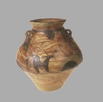 Prähistorische Kulturen Russlands - Amphora mit zoomorphischen Figuren