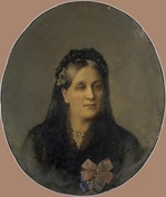 Unbekannter Künstler - Porträt von Fürstin Maria Alexandrowna Dolgorukaja, geb. Apraxina (1816-1892)