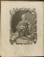 Friedrich (Fridrich), Jakob Andreas - Leopold Mozart. Frontispiz aus Versuch einer gründlichen Violinschule