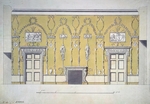 Cameron, Charles - Entwurf des Grünen Esszimmer im Grossen Palast von Zarskoje Selo