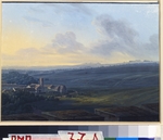 Schukowski, Wassili Andrejewitsch - Blick auf Zarskoje Selo von dem Weißen Turm