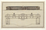 Quarenghi, Giacomo Antonio Domenico - Projekt von Smolny-Institut. Hauptfassade und der Grundriss