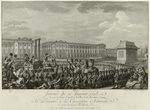 Helman, Isidore Stanislas - Die Hinrichtung Ludwig des XVI. auf dem Revolutionsplatz am 21. Januar 1793