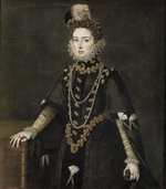 Sánchez Coello, Alonso - Porträt der Infantin Katharina Michaela von Spanien (1567-1597)