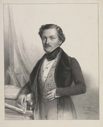 Vigneron, Pierre Roch - Porträt von Sänger Gilbert-Louis Duprez (1806-1896)