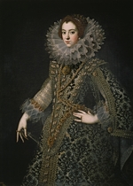 Unbekannter Künstler - Élisabeth de Bourbon (1602-1644), Königin von Spanien und Portugal