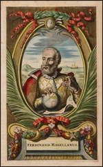 Ogilby, John - Porträt von Ferdinand Magellan