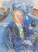 Dufy, Raoul - Porträt von Fernand Fleuret (1883-1945)