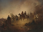 Tepa, Franciszek Tomasz - Markos Botsaris bei der Schlacht von Karpenisi in der Nacht zum 8. August 1823